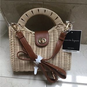 Nanette Lenore Straw Summer Bag